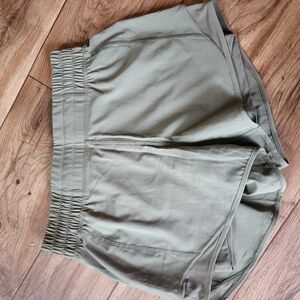 Olive Green Women's Shorts